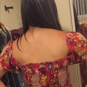 Elastic tube top dress off shoulders  👗